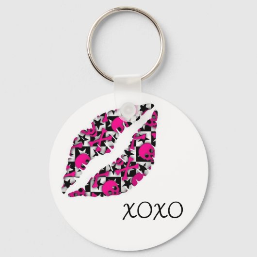 XOXO Kiss Sleutelhanger (Voorkant)
