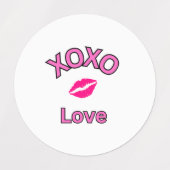Xoxo Kisses 2024 Labels (Design 2)