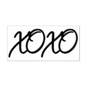 XOXO Kisses and Hugs - Script Rubberstempel (Afrduk)