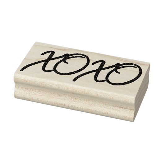 XOXO Kisses and Hugs - Script Rubberstempel (Stempel)