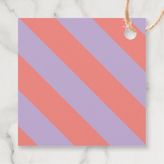 XOXO-kleurenblok Bedankjes Labels (Achterkant)