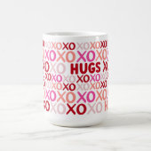 XOXO Knuffels en Kusjes Roze en Rood Schattige Gal Koffiemok (Center)