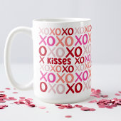 XOXO Knuffels en Kusjes Roze en Rood Schattige Gal Koffiemok