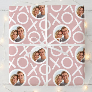 XOXO Knuffels & Kusjes 2 Foto Stof Roze Borstel Sc Cadeaupapier
