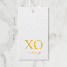 XOXO Knuffels & Kusjes Eenvoudig Minimalistisch Ec Cadeaulabels