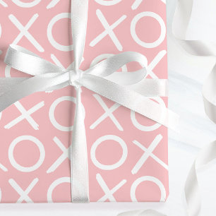 XOXO Knuffels & Kusjes Roze Verjaardagsborstel Sch Cadeaupapier