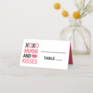 XOXO Knuffels Kusjes Vrijgezellenfeest Schattige R Plaatskaartje