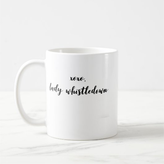 XOXO Lady Whistledown   Koffiemok (Links)