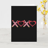 Xoxo Leraar Valentijnsdag Potlood En Appel 2 Kaart (Gele Bloem)
