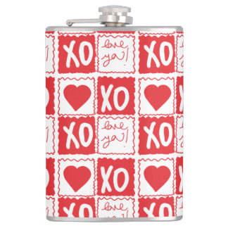 XOXO Liefde Hart Valentijn Liefde Voor Jou Heupfles