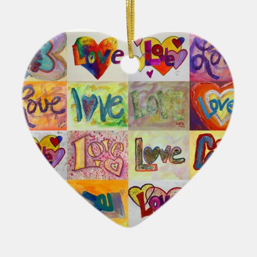 XOXO Liefde Mozaïek Kunst Schilderij Ornament (Voorkant)