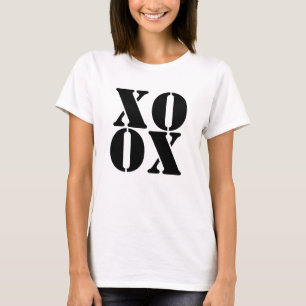 xoxo liefde Valentijnsdag t-shirt design