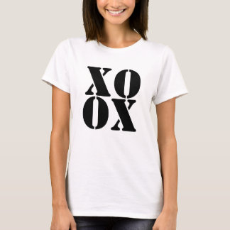 xoxo liefde Valentijnsdag t-shirt design