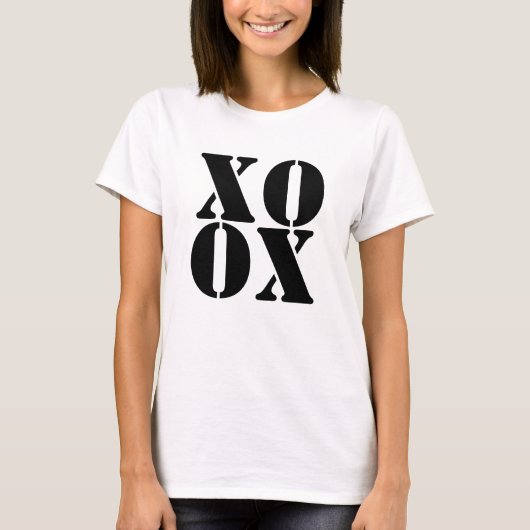 xoxo liefde Valentijnsdag t-shirt design (Voorkant)