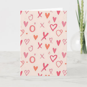 Xoxo Liefdes Hartjes Kaart