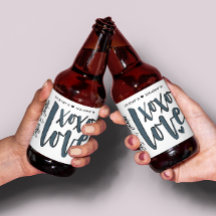 XOXO-liefdescoördinaten typografie