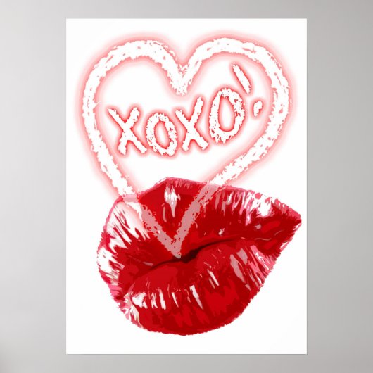 XOXO - LIPS POSTER (Voorkant)