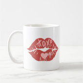 XOXO Lips Valentijnsdag Koffiemok (Links)