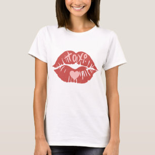 XOXO Lips Valentijnsdag T-shirt