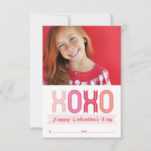 XOXO Love Classroom Valentijnsdag Fotokaarten Kaart