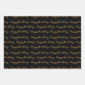 XOXO Love en Happy Birthday Inpakpapier Vel (Voorkant 3)