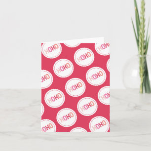 XOXO Love & Kisses Scallop Circles Valentijnsdag Feestdagen Kaart