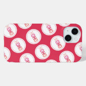 XOXO Love Kisses Scalloped Stippen Valentijnsdag Case-Mate iPhone Case (Achterkant (horizontaal))