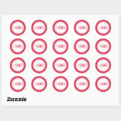 XOXO Love & Kisses Valentijn Party 3-inch Stickers (Vel)