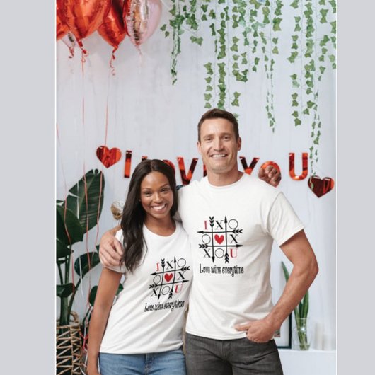 XOXO Love Modern Happy Valentines Day T-shirt