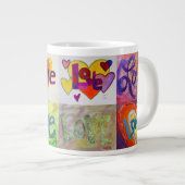 XOXO Love Mosaic Collage Paintings Mok (Voorkant rechts)
