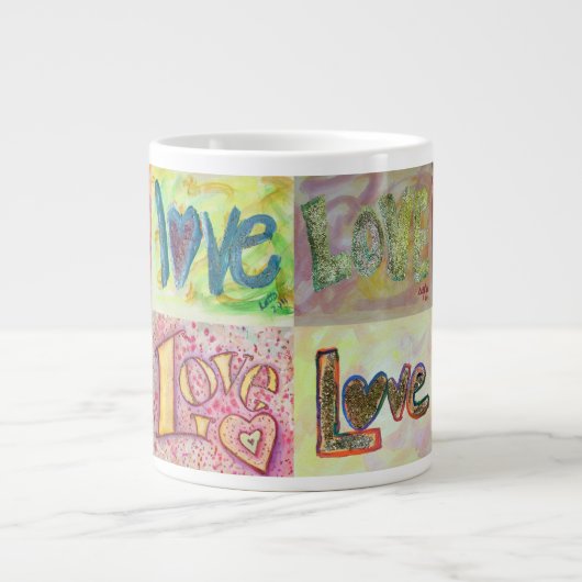XOXO Love Mosaic Collage Paintings Mok (Voorkant)