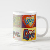 XOXO Love Mosaic Collage Paintings Mok (Rechts)