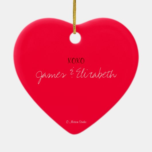 XOXO Love Ornament (Achterkant)