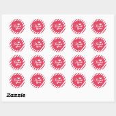 XOXO Love Valentijn Party Dank u Stickers (Vel)