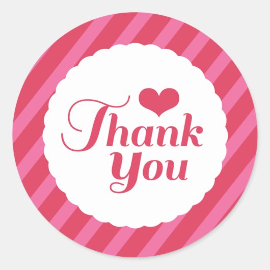 XOXO Love Valentijn Party Dank u Stickers (Voorkant)