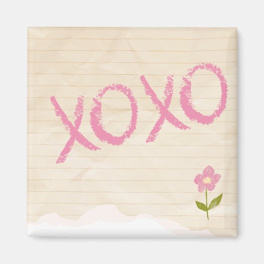 XOXO magnet (Voorkant)
