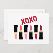 XOXO Makeup Briefkaart (Voorkant / Achterkant)