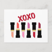 XOXO Makeup Briefkaart (Voorkant)
