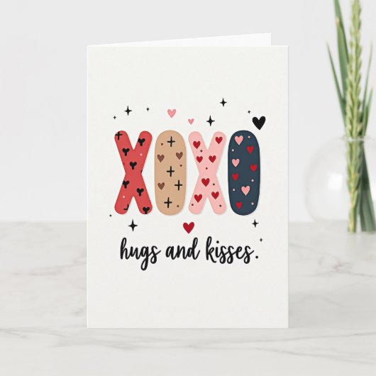 Xoxo Modern Love Kaart (Voorkant)