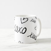 xoxo-mok koffiemok (Voorkant rechts)