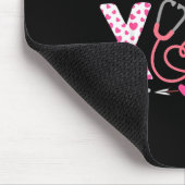 Xoxo Nurse Pediatric Crew Nurse Valentine Leopard  Muismat (Hoek)