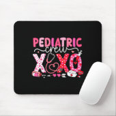 Xoxo Nurse Pediatric Crew Nurse Valentine Leopard  Muismat (Met muis)