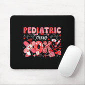 Xoxo Nurse Pediatric Crew Nurse Valentine Leopard  Muismat (Met muis)