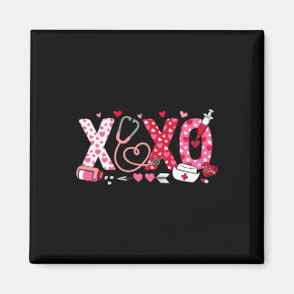 Xoxo Nurse Valentijnsdag Stethoscope Valentijn Fo Magneet