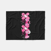 Xoxo Nurse Valentines Day Stethoscope Valentine Nu Fleece Deken (Voorkant (Horizontaal))