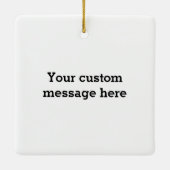 XOXO-Ornament Keramisch Ornament (Achterkant)