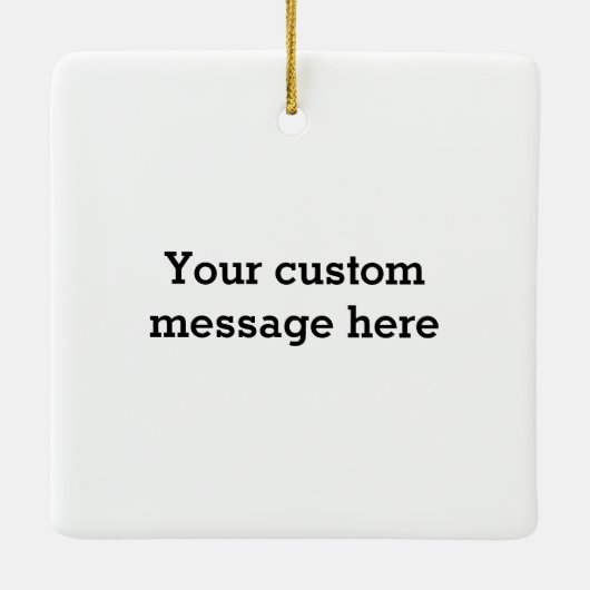 XOXO-Ornament Keramisch Ornament (Achterkant)