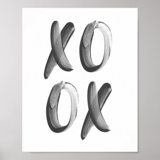 XOXO-penseellettertype Poster (Voorkant)