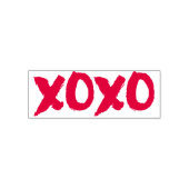 XOXO-penseelstreek Zelfinktende Stempel (Design)