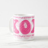 XOXO persoonlijke microbe Koffiemok (Voorkant links)